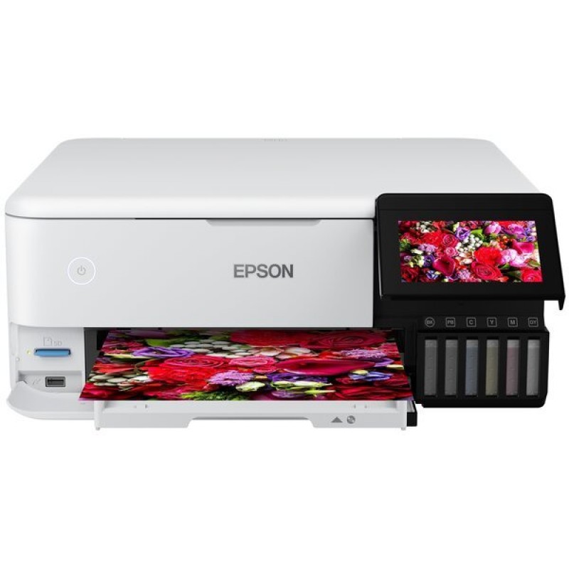 Epson БФП ink color A4 EcoTank L8160 32_32 ppm Duplex USB Ethernet Wi-Fi 6 inks Black Pigment
