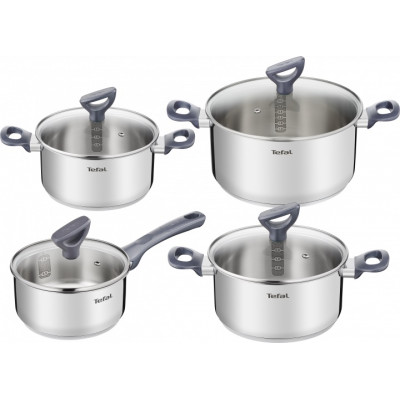 Tefal Набір посуду Daily Cook, 8 предметів, нерж.