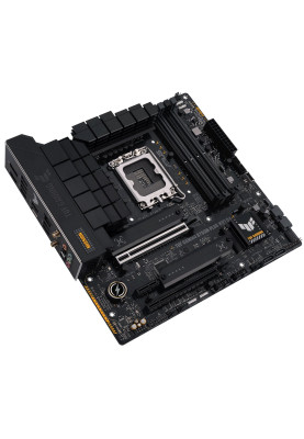 ASUS Материнcька плата TUF GAMING B760M-PLUS WIFI D4 s1700 B760 4xDDR4 M.2 HDMI DP Wi-Fi BT mATX