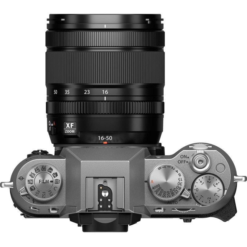Fujifilm Цифр. фотокамера X-T50 + XF16-50mmF2.8-4.8 R LM WR Kit Silver