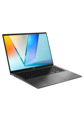 ASUS Ноутбук Vivobook S16 S3607QA-PL006W 16" 2.5K IPS, Snapdragon X1 26100, 16GB, F1TB, UMA, Win11, Сірий