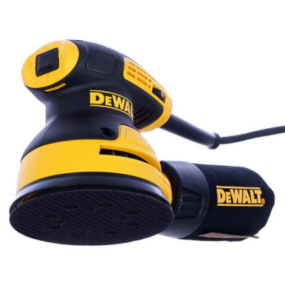 DeWALT Шліфмашина ексцентрикова 280Вт 8000-12000об.хв 125мм амплітуда 2.6мм 1.28кг