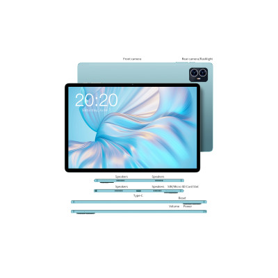 TECLAST Планшет M50 Pro 10.1" 8GB, 256GB, LTE, 6000mAh, Android, блакитний