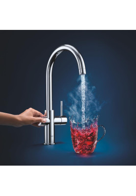 Grohe Комплект змішувача для кухні Red Duo та бойлерна система M розміру