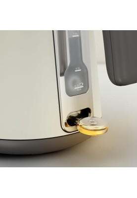 Tefal Електрочайник Collection 1.68л, Strix, нерж. сталь, бежевий
