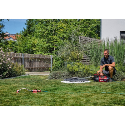 Einhell Насос відцентровий акумуляторний Professional AQUINNA 36/34, 36В(18В+18В) 3400л/год, вис. 37м, глиб. 6м режими ECO/BOOST, 4.2кг, без АКБ та ЗП