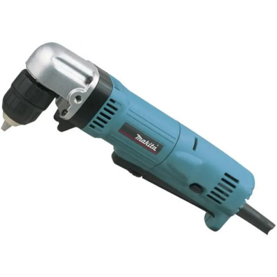 Makita Кутова дриль DA3011F, 450 Вт, 2400 об/хв, 1.5-10мм, 1.6кг