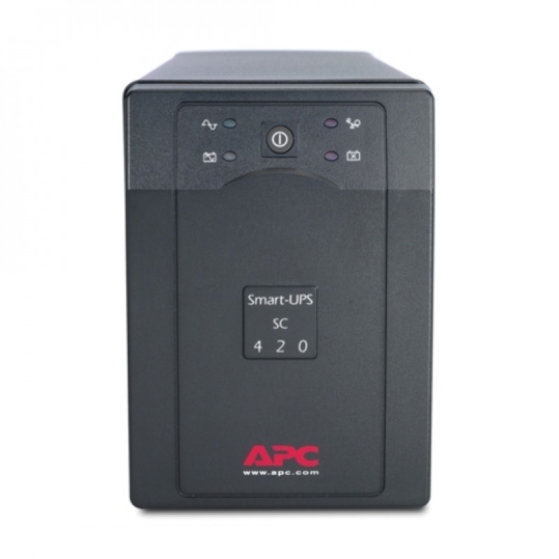 APC Джерело безперебійного живлення Smart-UPS SC 420VA/260W, RS232, 3+1 C13