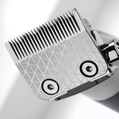BaByliss Машинка для стриження, мережа+акум., вібраційний мотор, насадок-10, кейс, чохол, гребінець у компл., сталь, сірий