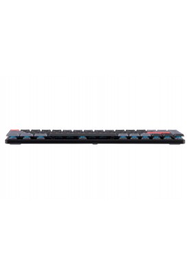 Keychron Клавіатура механічна K3 PRO 84Key, Gateron Blue, BT/USB-A, Low Profile, QMK, EN/UKR, RGB, Black