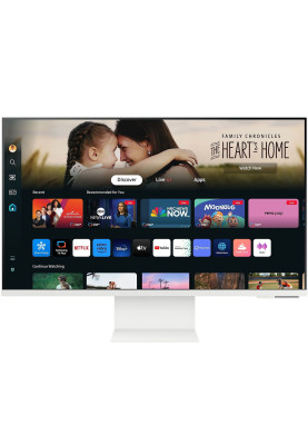 Samsung Монітор 32" Smart M8 S32BM801 HDMI, USB, Bluetooth, MM, Cam, VA, 3840x2160, 4ms