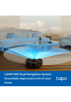TP-Link Робот-пилосмок TAPO RV 30 MAX LIDAR з підтримкою вологого прибирання + док-станція