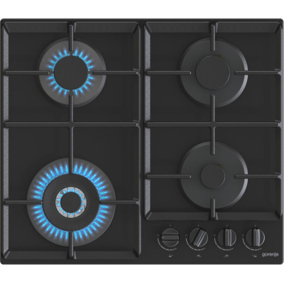 Gorenje Комплект (духовка електрична BO6735E05B + поверхня газова на склі GTW641EB), 743549, чорний