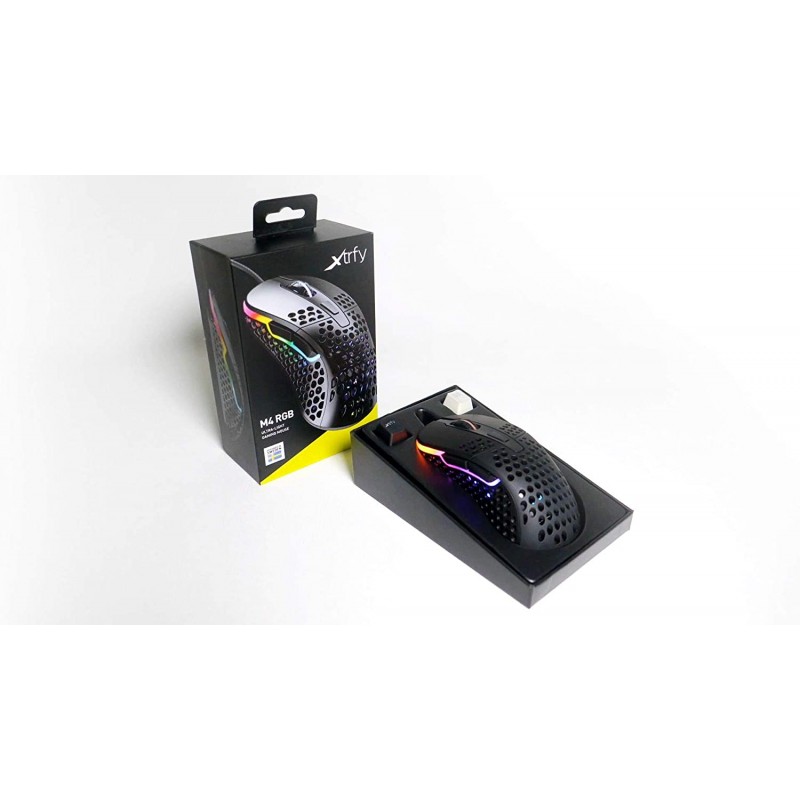 Cherry Xtrfy Миша ігрова M4 RGB USB Black