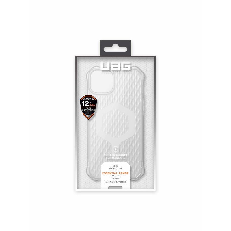 UAG Чохол для Apple iPhone 14 Plus Essential Armor Magsafe, Frosted Ice