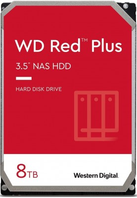 WD Жорсткий диск 8TB 3.5" 5640 128MB SATA Red Plus NAS