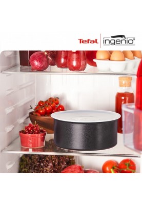 Tefal Набір посуду Ingenio Daily Chef 8 предметів, алюміній, кришка, змінна ручка