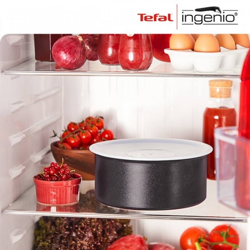 Tefal Набір посуду Ingenio Daily Chef 8 предметів, алюміній, кришка, змінна ручка