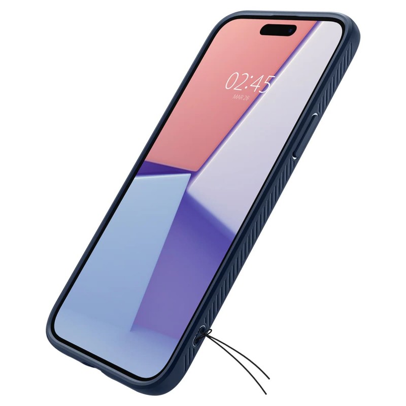 Spigen Чохол для Apple iPhone 15 Plus Liquid Air, Navy Blue