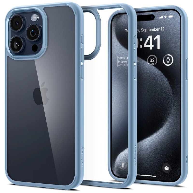 Spigen Чохол для Apple iPhone 15 Pro Max Ultra Hybrid, Sierra Blue