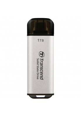 Transcend Портативний SSD 1TB USB 3.1 Gen 2 Type-C ESD300 Silver