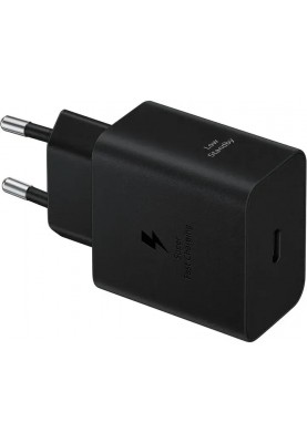 Samsung Зарядний пристрій 45Вт USB-С PD PPS, кабель USB-C > USB-C, 1.8м, чорний