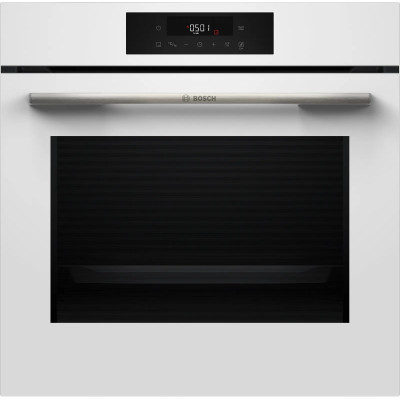Bosch Духова шафа Bosch електрична, 76л, A, дисплей, конвекція, телескопічні направляючі (2 рівня), soft closing, білий