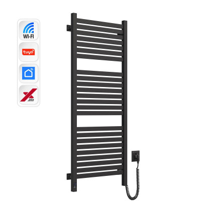 Navin Рушникосушка електрична Авангард Х, 1200х480х71мм, Wi-Fi, сталь, чорний муар, праве підключення