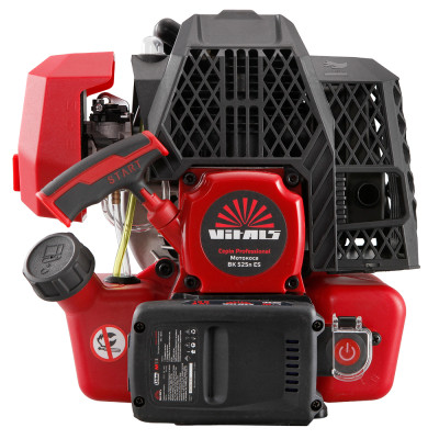 Vitals Тример садовий бензиновий Professional BK 525n ES 1.5кВт/2.0к.с. 1.2л 52см3 9500об/хв 25.5/43см електростартер 11.3кг