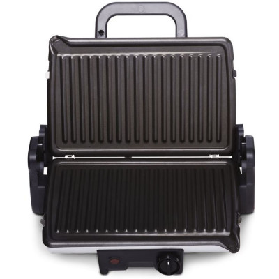 Tefal Гриль притискний MinuteGrill 1600Вт, темп. режимів-3, з'ємні пластини, розкриття на 180°, метал