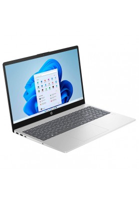 HP Ноутбук 15-fc0003ua 15.6" FHD IPS AG, AMD R5-7520U, 8GB, F256GB, UMA, DOS, сріблястий