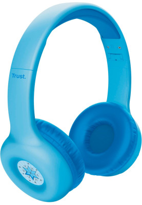 Trust Навушники On-ear Nouna Kids, Wireless, Mic, Синій