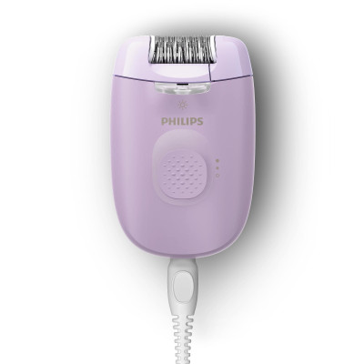 Philips Епілятор Series 2000 дисковий, від мережі, сух., насадок-3, з підсвіткою, фіолетовий