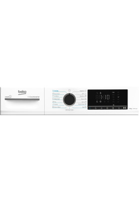Beko Прально-сушильна машина Beko фронтальна, 7(5)кг, 1400, D, 52см, дисплей, інвертор, пара, білий