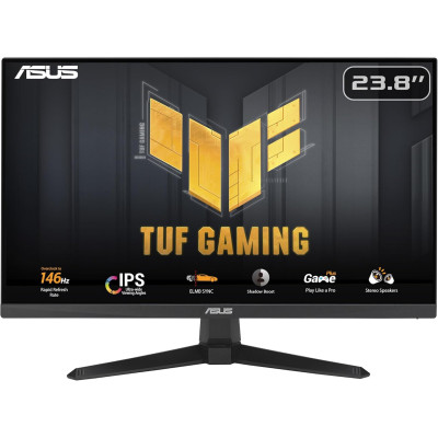 ASUS Монітор Asus 23.8" TUF Gaming VG249QE5A HDMI, DP, MM, IPS, 146Hz, 1ms, sRGB 125%, AdaptiveSync