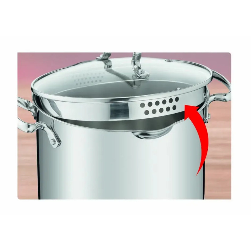 Tefal Набір посуду Duetto Plus, 10предметів, нержавіюча сталь, скло