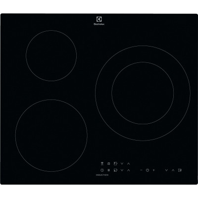Electrolux Варильна поверхня Electrolux індукційна, 60см, розширена зона, Hob2Hood, чорний