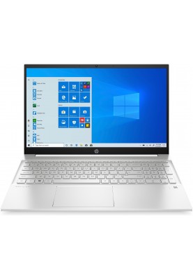 HP Ноутбук Pavilion 15-eh1052ua 15.6" FHD IPS AG, AMD R5 5500U, 12GB, F512GB, UMA, DOS, білий