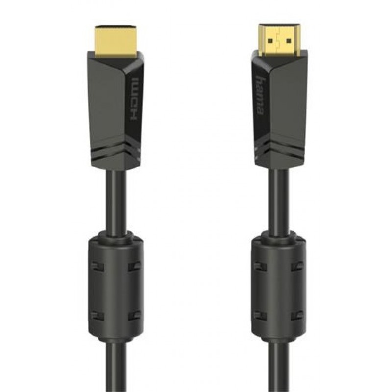 HAMA Кабель HDMI - HDMI 4K Ethernet Gold 10 m Black