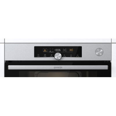 Gorenje Духовий шафа електричний, 77л, A+, пара, пригот. на декількох рівнях, дисплей, нерж