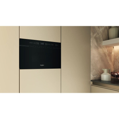 Whirlpool Мікрохвильова піч  вбудована, 22л, електронне упр., 750Вт, гриль, дисплей, чорний