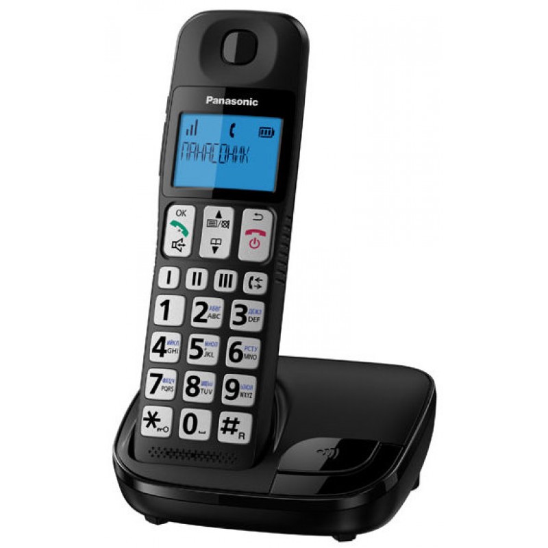 Panasonic Радіотелефон DECT KX-TGE110UCB Black