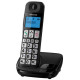 Panasonic Радіотелефон DECT KX-TGE110UCB Black