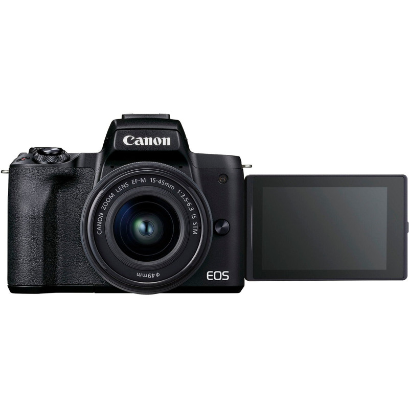 Canon Цифрова фотокамера  EOS M50 Mk2 + 15-45 IS STM Lifestream Kit Black