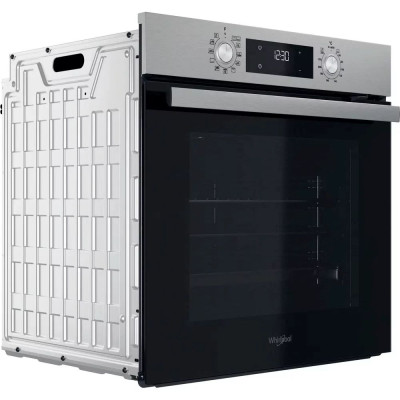 Whirlpool Духовий шафа електричний, 71л, A+, дисплей, конвекція, телескопічні напрямні, нерж.