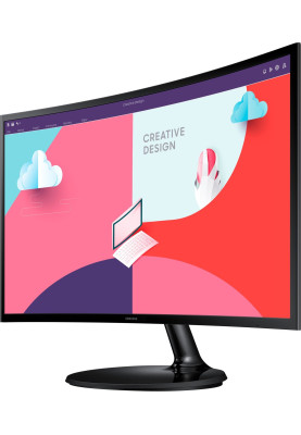 Samsung Монітор 27" S27C360E D-Sub, HDMI, VA, 75Hz, 4ms, CURVED