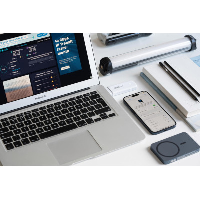2E Мобільний маршрутизатор PowerLink (MiFi-1 2024) LTE, Wi-Fi4, 1xUSB, 1xCRC9 білий