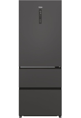 Haier Холодильник Haier багатодверний, 190.5x70х64.8, холод.відд.-354л, мороз.відд.-174л, 3дв., А+, NF, інв., дисплей, зона нульова, чорний