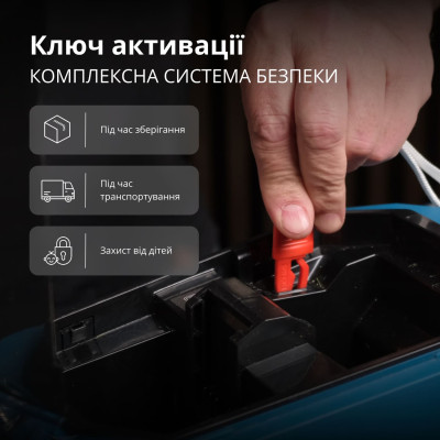 Könner & Söhnen Набір із двох акумуляторних інструментів KS 43LM-BCT40V-SET 40В(20+20В) газонокосарка KS 43LM-40V та тример садовий KS BCT-40V акб 2х4А·год ЗП 22.5кг