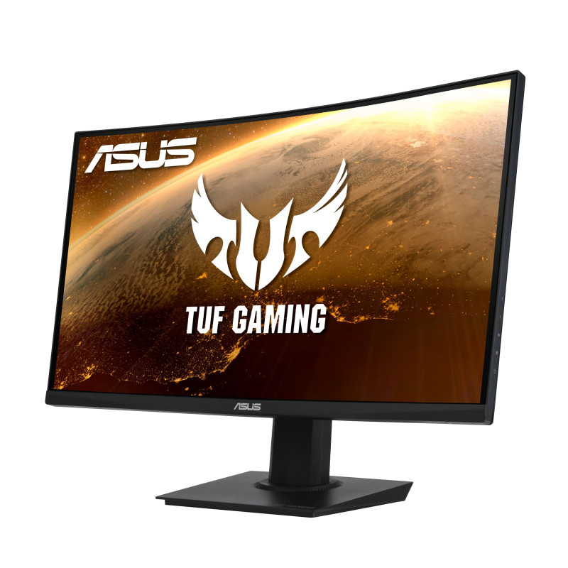 ASUS Монітор 23.6" TUF Gaming VG24VQE 2xHDMI, DP, VA, 165Hz, 1ms, CURVED, FreeSync